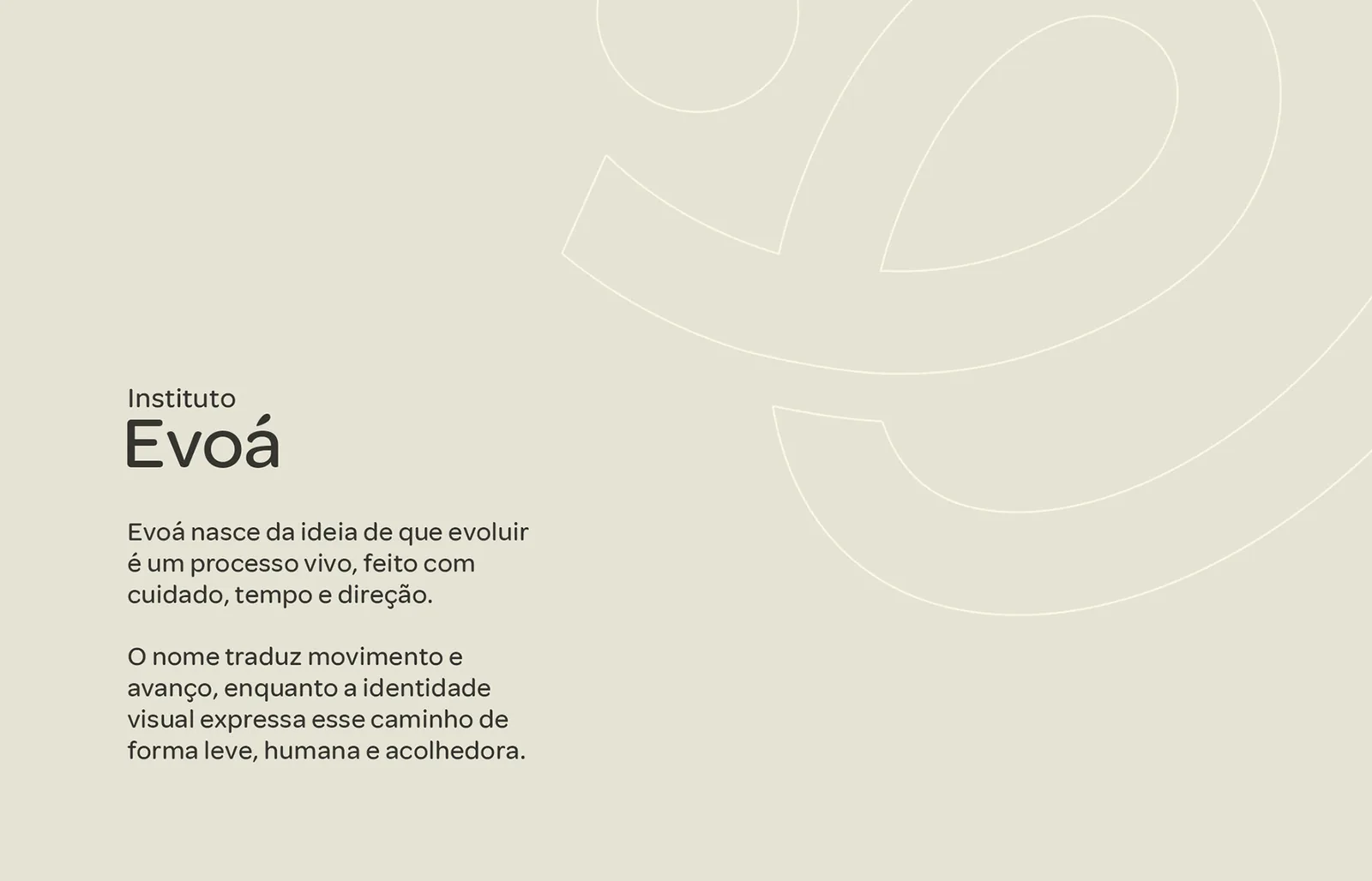 Instituto Evoá — Apresentação do conceito do nome Evoá